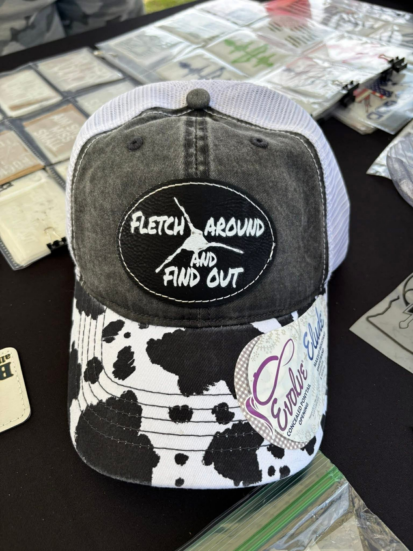 Fletch Around Cow Print Hat