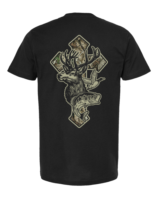 Outdoors Man Cross T-shirt