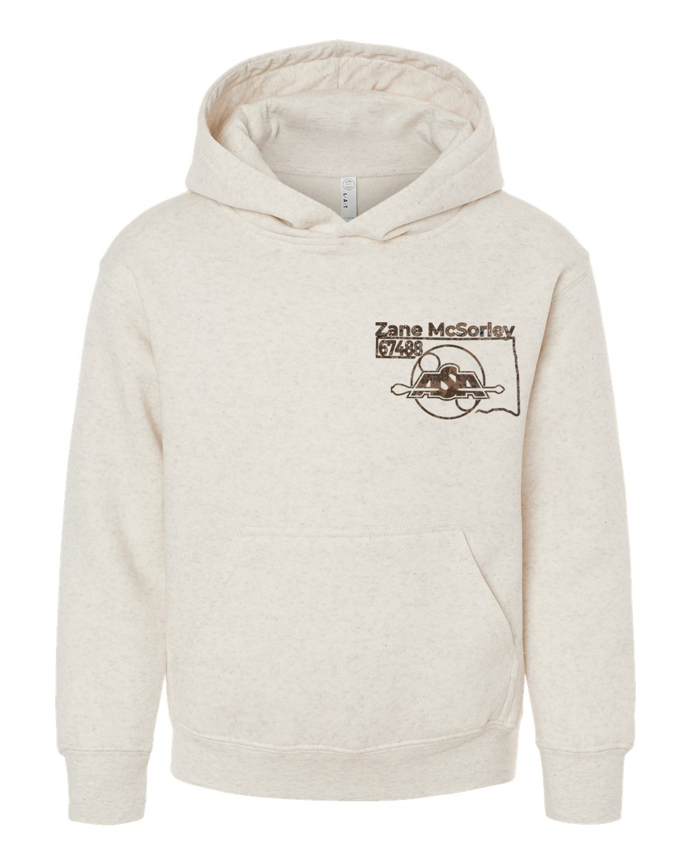 Official ASA Oklahoma YOUTH Hoodie WITH ASA Number and Name