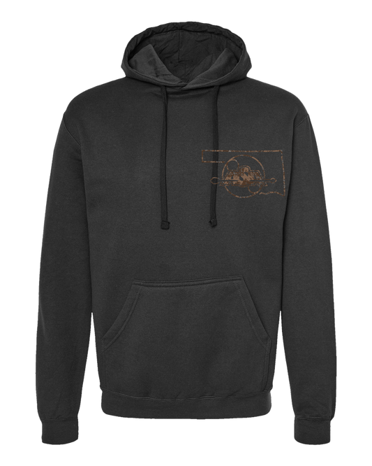 Black hoodie with the ASA design on the chest WITHOUT the Name or Number